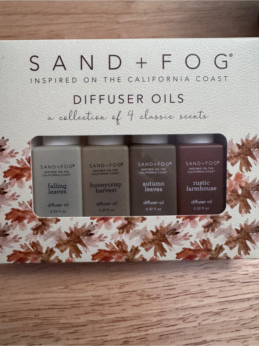 🍂 Sand + Fog Fall Diffuser Oil Set – 4 Scents